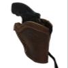 Barsony New Brown Leather Western Style Holster for Charter ARMS Chic Lady Left view 4