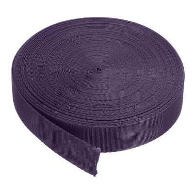 MECCANIXITY Nylon Webbing Strap Flat 1 Inch 10 Yards Dark Purple for DIY Repair, Backpack, Luggage-Rack, Crafts