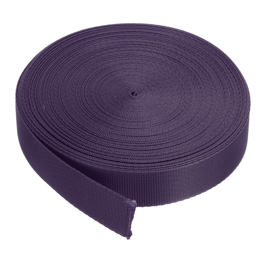 MECCANIXITY Nylon Webbing Strap Flat 1 Inch 10 Yards Dark Purple for DIY Repair, Backpack, Luggage-Rack, Crafts