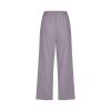 Linen Capris for Women Casual Loose Wide Leg Trousers with Pockets Summer Drawstring High Waisted Cropped Pants Linen Pants Women Petite Wide Leg Trouser Pants Womens Capri Yoga Pants view 4