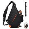 joinjoyque 19L Sling Backpack for Men, Crossbody Backpack | Travel Sling Bag with Bottle Holder | One Shoulder Backpack | One Strap Backpack | Hiking view 1