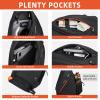 joinjoyque 19L Sling Backpack for Men, Crossbody Backpack | Travel Sling Bag with Bottle Holder | One Shoulder Backpack | One Strap Backpack | Hiking view 4