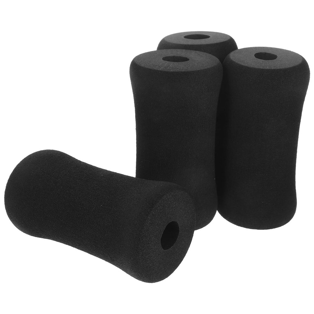 Mipcase Foam Foot Pads Rollers for Leg Extension Machine Gym Exercise Equipment Ab Training Machine Sleeve Multi-Functional Fitness Accessory