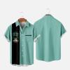 NineFit Basics Funny t Shirts for Men Mens Graphic T-Shirts Summer Big and Tall Short Sleeve Button Down Shirt Casual Athletic Tee Top Hawaiian Beach Shirt Golf Shirt Men XLT Mint Green XL view 2