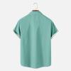NineFit Basics Funny t Shirts for Men Mens Graphic T-Shirts Summer Big and Tall Short Sleeve Button Down Shirt Casual Athletic Tee Top Hawaiian Beach Shirt Golf Shirt Men XLT Mint Green XL view 4