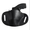 Barsony Black Leather Pancake Slide Holster for Charter ARMS Undercover Left view 3