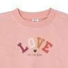 Gerber Baby Girls Toddler 2-Piece Fleece Sweatshirt and Jogger Set, Peach, 2T view 4