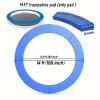 14FT Universal Trampoline Pads, Round Replacement Trampoline, Weatherproof Spring Cover, Safety Pad Trampoline, PVC & PE Foam Protection view 4