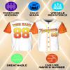 Custom Baseball Jerseys - Personalized Softball Shirts for Men, Women, Boys, and Girls - Customized Team Uniforms for Sports Fans, Teams, Events, Gifts - Add Your Name, Number, Logo view 4