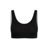 Bleuet Aster Tank Bra, Girls Reversible First Bra (Black-Grey, Size 10) view 1