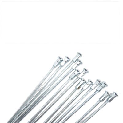 QUYNAGER 10G Electric Bike Spokes 3MM Diameter 225/230/235/240mm Steel Spokes with Nipples Mountain Road Bike Spokes Bike Accessories (Color : 50Pcs 232mm)
