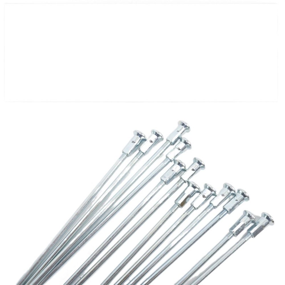 QUYNAGER 10G Electric Bike Spokes 3MM Diameter 225/230/235/240mm Steel Spokes with Nipples Mountain Road Bike Spokes Bike Accessories (Color : 50Pcs 232mm)