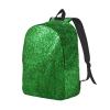 DRTGEDS Green Sequin Sparkle Backpack For Men Women, Canvas Shoulder Rucksack Carry-On Travel Backpack view 2