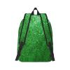 DRTGEDS Green Sequin Sparkle Backpack For Men Women, Canvas Shoulder Rucksack Carry-On Travel Backpack view 3