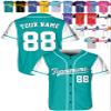 Custom Baseball Jerseys - Personalized Softball Shirts for Men, Women, Boys, and Girls - Customized Team Uniforms for Sports Fans, Teams, Events, Gifts - Add Your Name, Number, Logo view 1