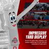 Sporticulture NCAA Ohio State Buckeyes Football Wacky Waving Inflatable Tube Guy with LED Lights & Built-in Blower Air Wacky Dancers Inflatable Tube Man Crazy Sports Fan Outdoor Party Decoration view 4