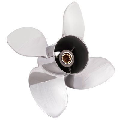 Rareelectrical New 15-35 Hp 14 Tooth Propeller Compatible with Johnson/Evinrude 2 Cyl 2 Stroke 14 Spline 25 1985 1986 1987 1988 1989 1990 1991 1992 1993 1994 1995 1996 1997 1998 1999 2000 2001 2002