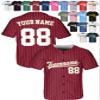 Custom Stripe Baseball Jerseys - Personalized Pinstripe Softball Shirts for Men, Women, Boys, and Girls - Customized Team Uniforms for Sports Fans, Teams, Events, Gifts - Add Your Name, Number, Logo view 1
