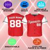 Custom Baseball Jerseys - Personalized Softball Shirts for Men, Women, Boys, and Girls - Customized Team Uniforms for Sports Fans, Teams, Events, Gifts - Add Your Name, Number, Logo view 4