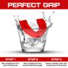BFS IMPEX Mouth Guard Sports for Adults Best for Teeth,MMA Mouth Guard with Case for Boxing,Karate,Rugby,Football MouthGuard(RED) view 3