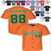 Custom Stripe Baseball Jerseys - Personalized Pinstripe Softball Shirts for Men, Women, Boys, and Girls - Customized Team Uniforms for Sports Fans, Teams, Events, Gifts - Add Your Name, Number, Logo view 1