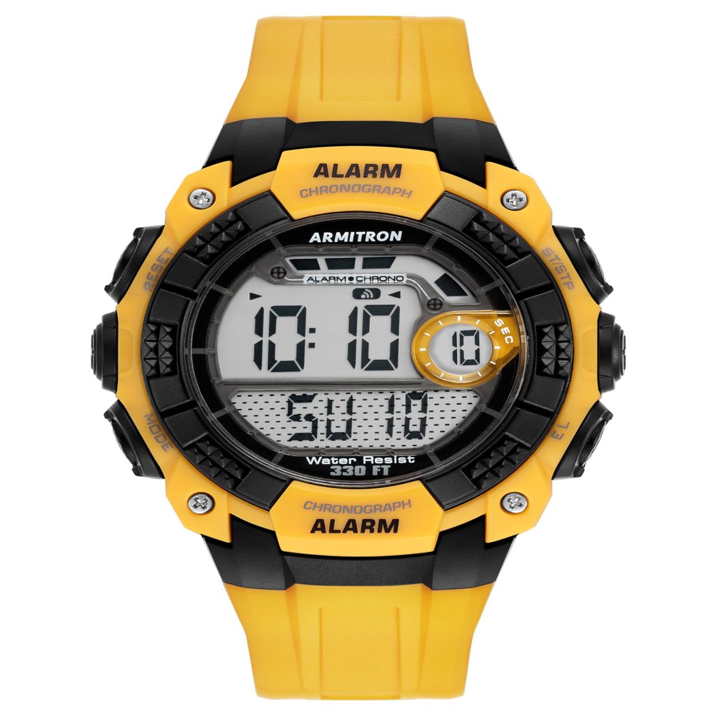 Armitron Sport Men's Digital Chronograph Resin Strap Watch, 40-8209