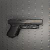 Hammy3DPrints Mount for Glock .45/10mm - GallowTech | Pistol Holder Handgun Storage Rack (Facing Left) view 3