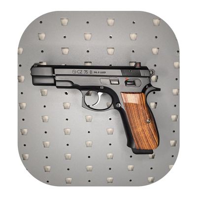 Hammy3DPrints Mount for CZ 75/85 / P01 / P10 / PCR / SP01 / Shadow - GallowTech | Pistol Holder Handgun Storage Rack (Facing Right)