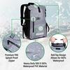 COR Surf Waterproof Dry Bag Backpack with Padded Laptop Sleeve Heavy Duty Roll-Top Pack (Dark Blue, 40L) view 3
