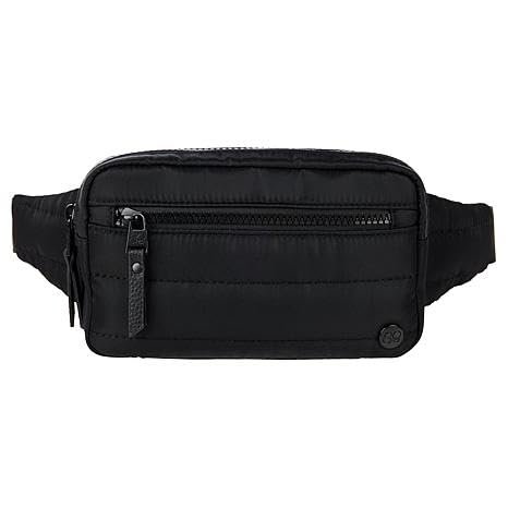Samantha Brown To-Go Quilted Belt Bag (Black)
