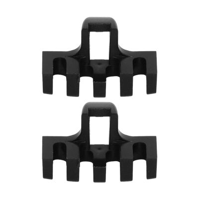 2Pcs Badminton Stringing Racquet Load Spreader Badminton Tennis Racquet Pulling Machine Threading Accessories High Loaded Spreader Protector Tool Badminton Racket Machine Tool (Black)