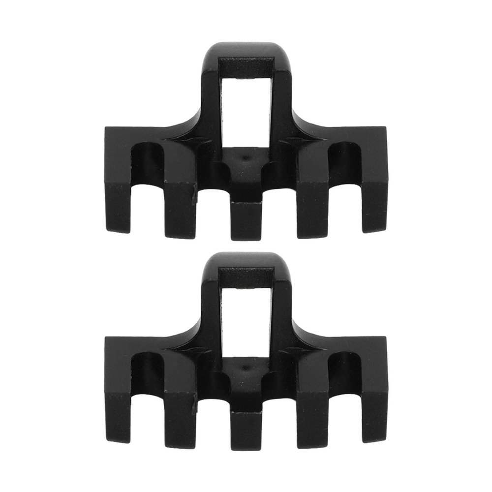 2Pcs Badminton Stringing Racquet Load Spreader Badminton Tennis Racquet Pulling Machine Threading Accessories High Loaded Spreader Protector Tool Badminton Racket Machine Tool (Black)