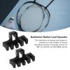 2Pcs Badminton Stringing Racquet Load Spreader Badminton Tennis Racquet Pulling Machine Threading Accessories High Loaded Spreader Protector Tool Badminton Racket Machine Tool (Black) view 4