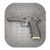 Hammy3DPrints Mount for Sig P320 - GallowTech | Pistol Holder Handgun Storage Rack (Facing Right) view 1