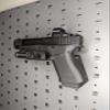 Hammy3DPrints Mount for Glock 43X / 48 - GallowTech | Pistol Holder Handgun Storage Rack (Facing Left) view 4
