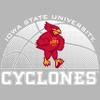 CornBorn Iowa State Cyclones Sweatshirt - Hooded Fleece Iowa State Basketball with Cy - Gray - Small view 2