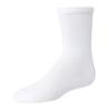 Hanes Girls' Uniform Crew Socks, Plain White Crew Socks, Knit Crew Socks for Girls, 10-Pairs view 3