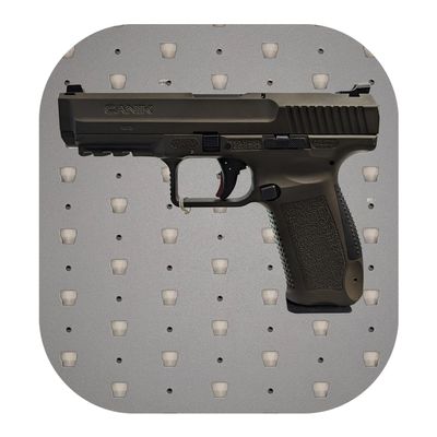 Hammy3DPrints Mount for Canik TP9 / METE/Rival - GallowTech | Pistol Holder Handgun Storage Rack (Facing Left)