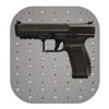 Hammy3DPrints Mount for Canik TP9 / METE/Rival - GallowTech | Pistol Holder Handgun Storage Rack (Facing Left) view 1