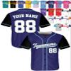 Custom Baseball Jerseys - Personalized Softball Shirts for Men, Women, Boys, and Girls - Customized Team Uniforms for Sports Fans, Teams, Events, Gifts - Add Your Name, Number, Logo view 1