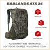 Badlands ATX 25 Hunting Pack - All-Terrain Xtreme Tactical Backpack, Lightweight, Water Resistant, Approach GT view 2