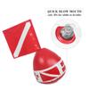 QANYEGN Inflatable Dive Buoy with Flag, Inflatable Floater Dive Bouy, Rod Buoy Float for Diving, Scuba Diving, Dive Flag view 4