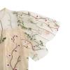 Mini Dress for Women Floral Embroidered Long Sleeve Bodycon Party Dress Sexy Mesh Sheer Fitted Evening Dresses view 3