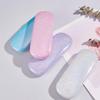 ABAJI 2 PCS Eyeglasses Case Kids Students Reading Glasses Organizer Hard Shell Lint Lining Snap Close Men Women Boys Girls view 3