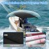 Seapisode 4 Bow Bimini Tops for Boat, 600D Fade and Crack Resistant Bimini Top Cover, Matte Square Support Poles, Black 8'L 54" H 4 Bow 8'L 54" H 85"-90" W view 3