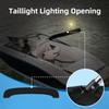 Seapisode 4 Bow Bimini Tops for Boat, 600D Fade and Crack Resistant Bimini Top Cover, Matte Square Support Poles, Black 8'L 54" H 4 Bow 8'L 54" H 85"-90" W view 4