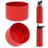 Linkidea Water Bottle Sleeve, Silicone Boot Compatible with IRON FLASK Wide Mouth 14oz/18oz/22oz, Narrow Mouth 12oz/16oz/20oz/24oz, Red, 2 Pack view 1