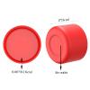 Linkidea Water Bottle Sleeve, Silicone Boot Compatible with IRON FLASK Wide Mouth 14oz/18oz/22oz, Narrow Mouth 12oz/16oz/20oz/24oz, Red, 2 Pack view 2