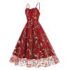 Mini Dress for Women Floral Embroidered Long Sleeve Bodycon Party Dress Sexy Mesh Sheer Fitted Evening Dresses view 2