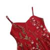 Mini Dress for Women Floral Embroidered Long Sleeve Bodycon Party Dress Sexy Mesh Sheer Fitted Evening Dresses view 4